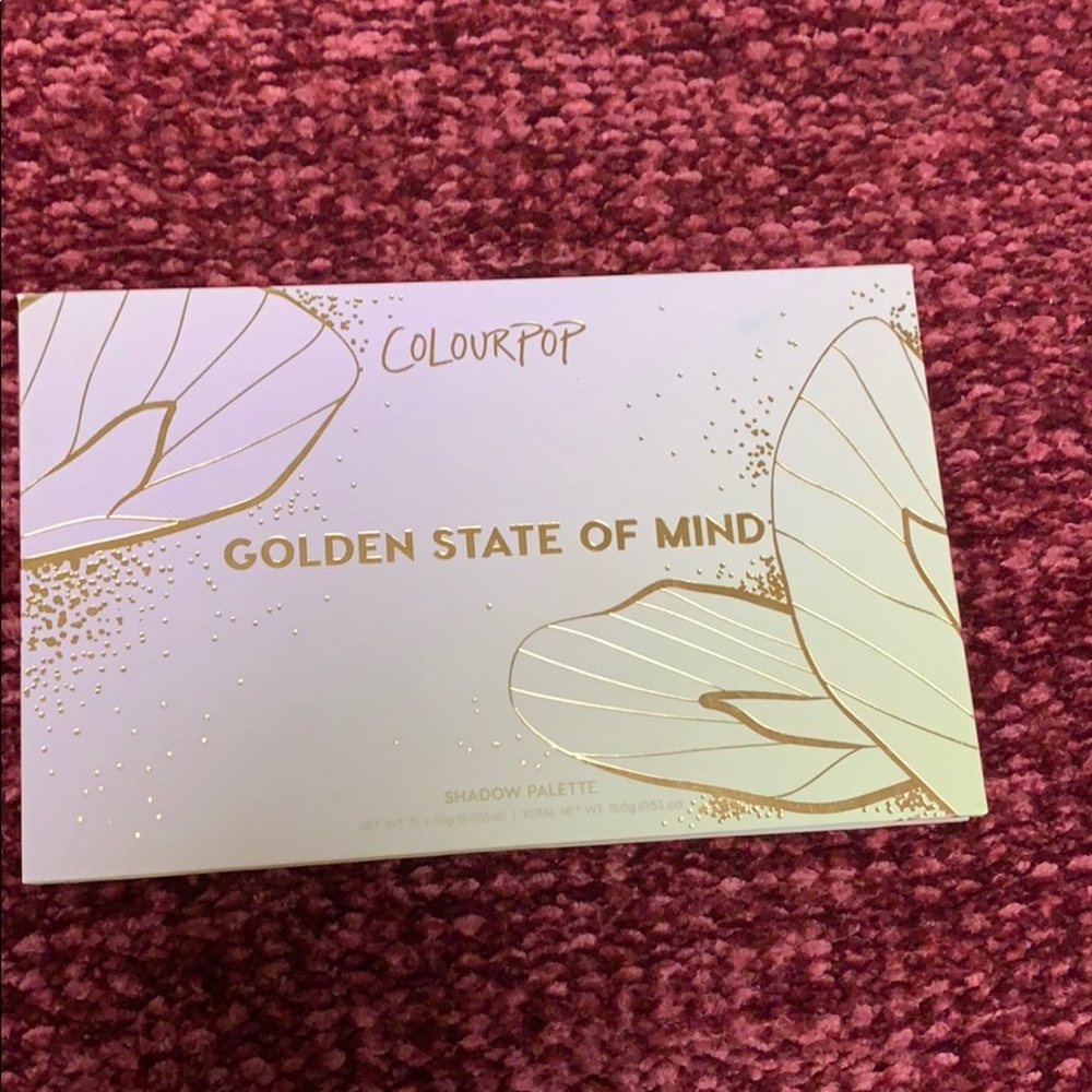 Colourpop golden state of mind palette